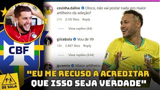 PARÇAS DO NEYMAR INVADEM INSTA DA CBF POR PARABÉNS, E "BRIGA" DE NEYMAR E CR7 POR MAIS POSTS NA TNT