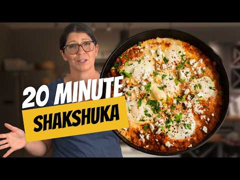 1 Pan Shakshuka with Chickpeas | Simple Shakshuka Recipe