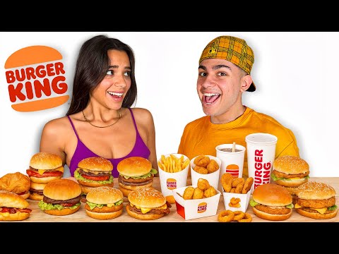 Ordino TUTTO il MENU del BURGER KING