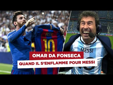 COMPILATION : Quand Lionel Messi rendait Omar Da Fonseca complètement loco au Barça !