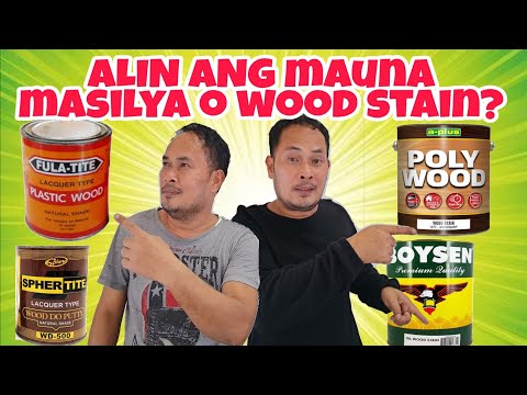 Ano ang Dapat Mauna: Masilya o Wood Stain/Varnishing/Staining/Best Varnish