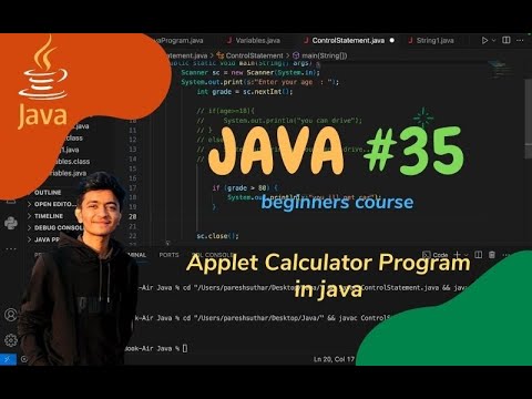 Calculator Using Java Appletcalculator Injava