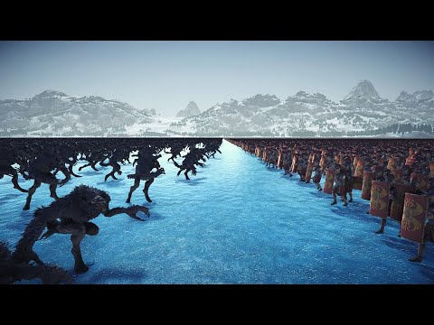100 000 WEREWOLF vs 1 MILLION ROMAN SOLDIER UEBS 2 Ultimate Epic Battle Simulator 2