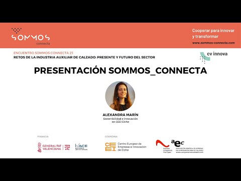 Presentacin Sommos Connecta en la jornada "Retos de la industria auxiliar del calzado. Presente y futuro del sector"[;;;][;;;]