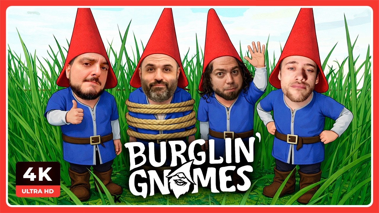 4 GNOMOS QUIEREN ENTRAR EN TU CASA (c/ Carola, Serpi y Zellen) | BURGLIN GNOMES Gameplay Español