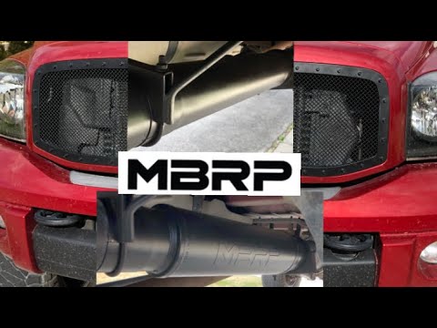 5.9 Cummins 5 Inch MBRP Muffler VS Straight Pipe!