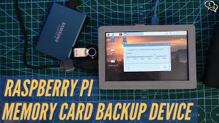 Raspberry Pi - Memory Card backup device