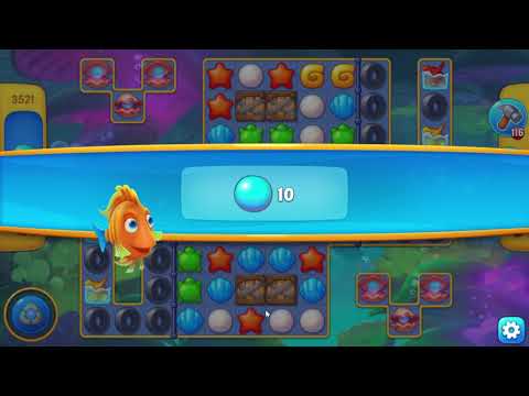 Fishdom 3521 Level - NO BooSTERS