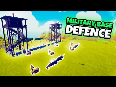 MILITARY BASE DEFENCE. MODERN FACTION | TABS MODDED GAMEPLAY