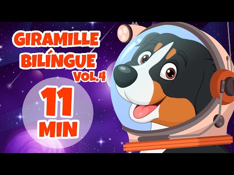 Giramille Bilíngue Vol. 4 - Giramille 11 min | Desenho Animado Musical