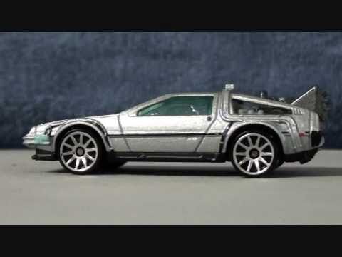 Awesome Hot Wheels Car Delorean Back to the Future Time Machine