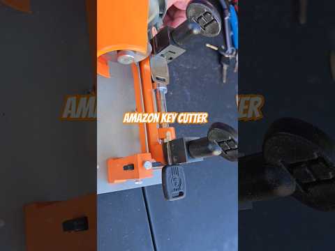 Amazon Key Cutter Demo #diy #make #howto #money #skill #junk #duplicate #keys #blanks #lockdown #bmx