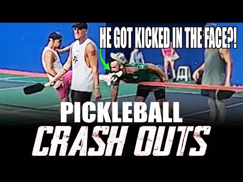 Insane Pickleball CRASH OUTS