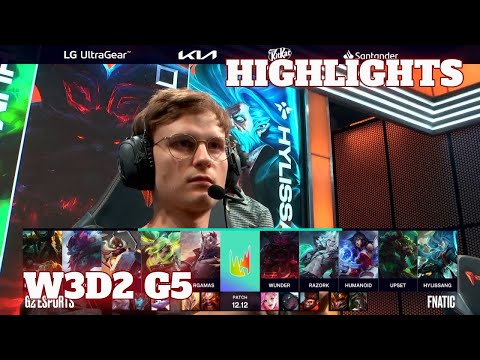 G2 vs FNC - Highlights | Week 3 Day 2 S12 LEC Summer 2022 | G2 Esports vs Fnatic W3D2