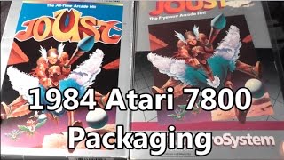 Rare Atari 7800 1984 Packaging Review - The No Swear Gamer
