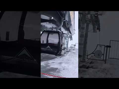 Almbahn Bergstation Zeitraffer