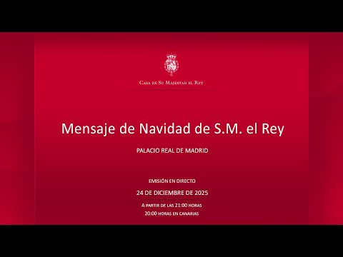 El Rey Felipe VI apela en su mensaje navideño a  