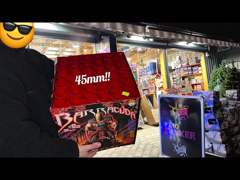 BARRACUDA Klasek F3 | Cal. 45mm - 36Shots XXL Firework Cake | Mega Batteria Pirotecnica Calibro 45mm