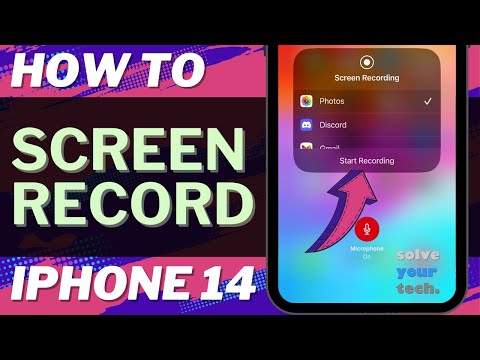 How to Screen Record on iPhone 14