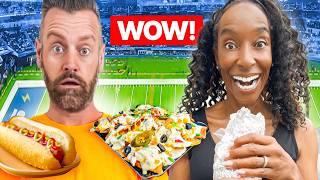 Brits Try NFL Stadium Food for 8 Hours In The USA