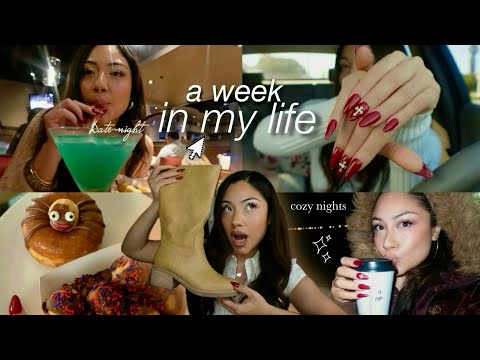 a week in my as a stay at home girlfriend NAIL DAY + PRODUCTIVE MORNINGS + FALL DATE NIGHTS