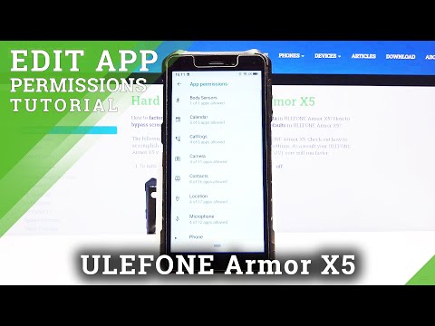 How to Enter App Permissions in ULEFONE Armor X5 – Find App Section