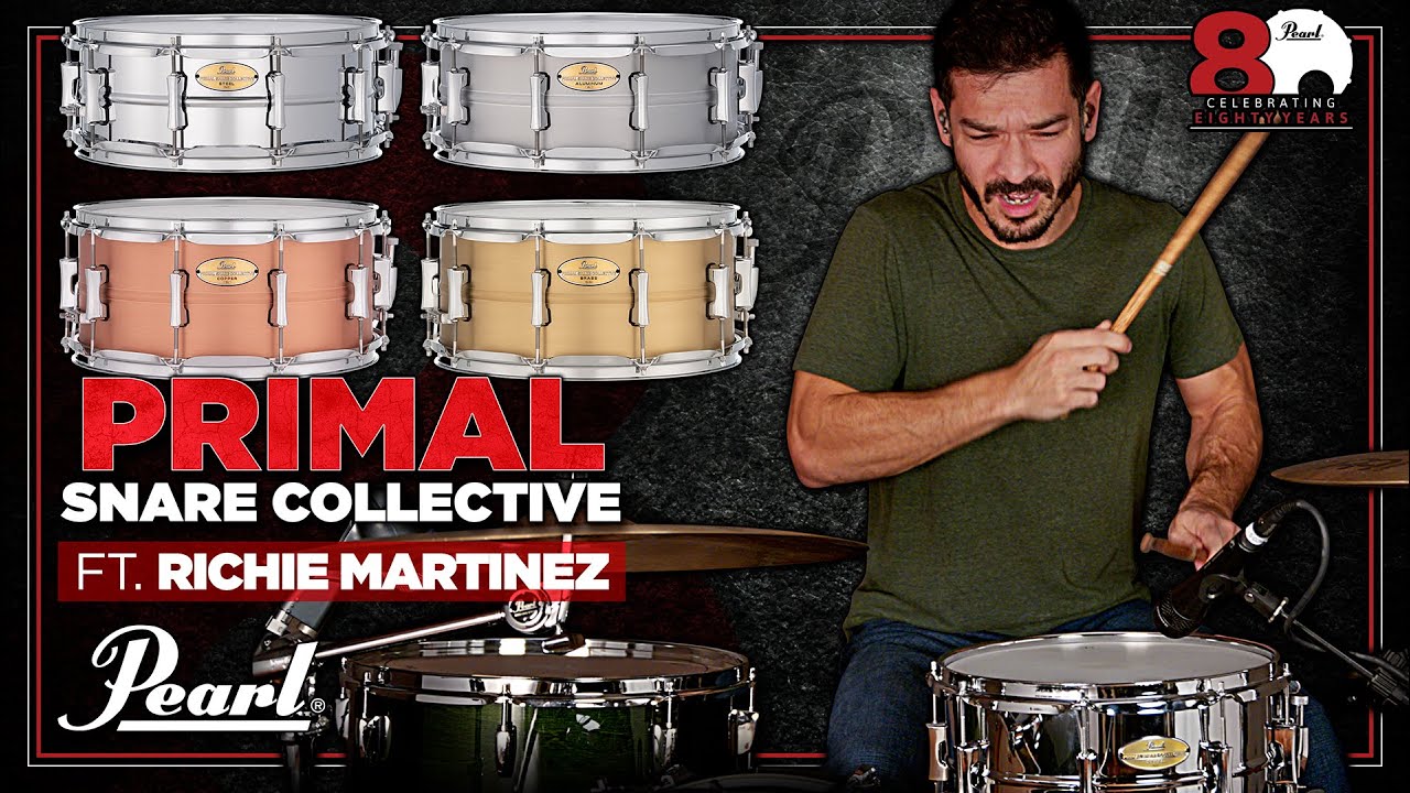 Pearl Primal Collective 14x5.5 Steel Snare Drum