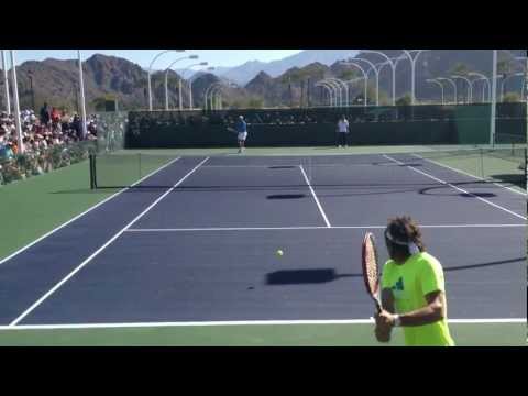 2012 Indian Wells Rafael Nadal Practice (HD)