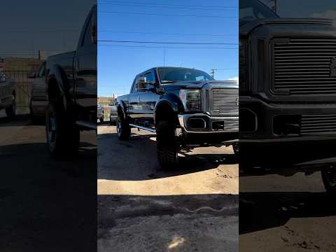 Ford F-250 came in for 8inch Zone lift kit on 22x12s with 38 inch tires #fordtrucks