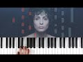 Barbara Pravi - Voilà | PIANO TUTORIAL