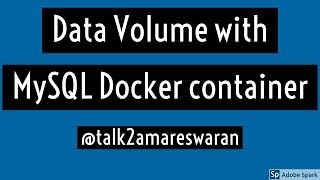 Download the video "Data Volume with MySQL Docker container"