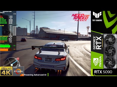 RTX 5090 - Need For Speed Payback, Ultra Settings 4K