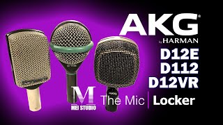 Video thumbnail for AKG D12E vs D112 vs D12VR by MEI Studio