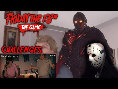 Friday the 13th the game - Gameplay 2.0 - Challenge 10 - Savini Jason