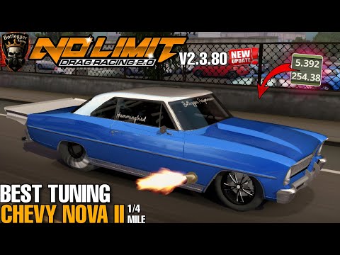 Latest Tune Chevy Nova II 5.3 second 1/4 mile no limit Drag racing 2 V2.3.80 New update