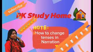 changing tenses Narration # #learnenglish #englishlanguage #enrichyourvocabulary #english grammar