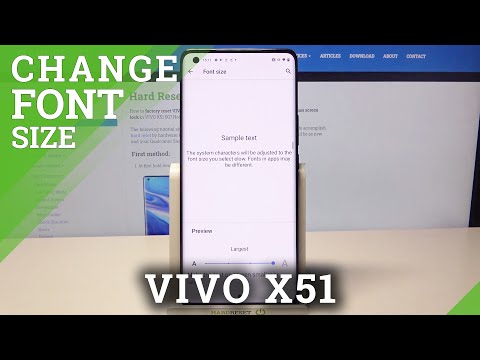 How to Change Font Size in VIVO X51 – Set Up Font Size