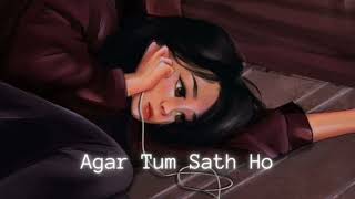 Agar tum sath ho (slowed and reverb) Arijit Singh