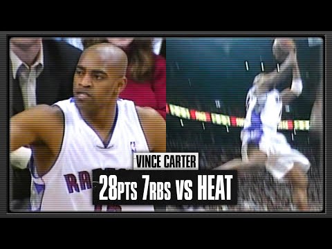 Vince Carter 28pts 7rbs vs Miami Heat | 2001.02.15