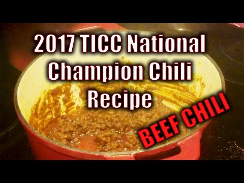 2017 Champion Chili Recipe | TEXAS Chili | LB EATS |...
