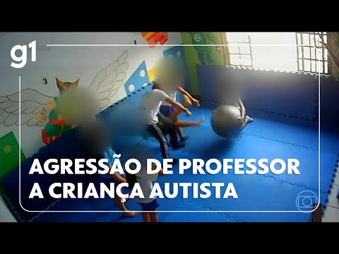 Vídeo mostra agressão de professor a criança autista em escola #g1
