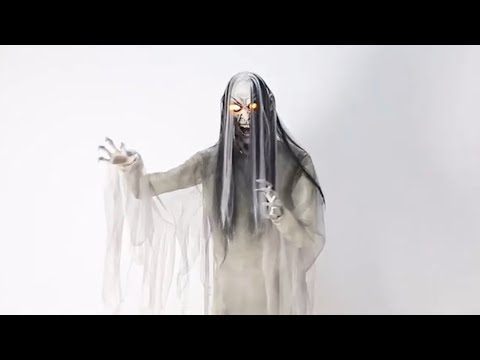 NEW FOR 2022 Seasonal Visions International Wailing Banshee Life Size Animatronic Halloween Prop