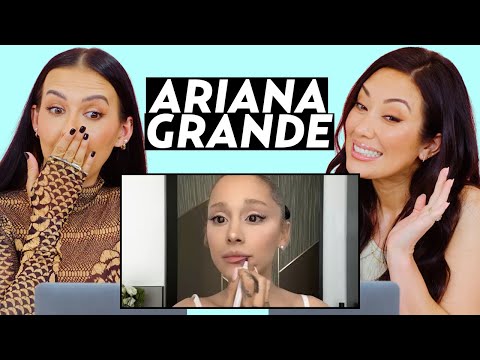 Reacting to Ariana Grande's Skincare & Makeup Routine with a Pro Makeup Artist! | Susan Yara