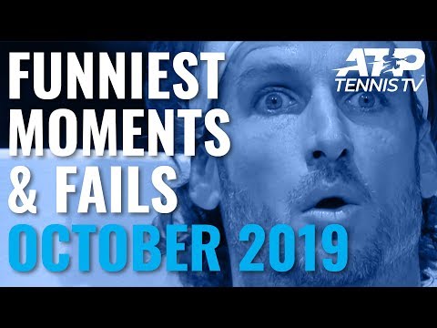 Funny ATP Tennis Moments And Fails From October | 2019 ATP Tour Season