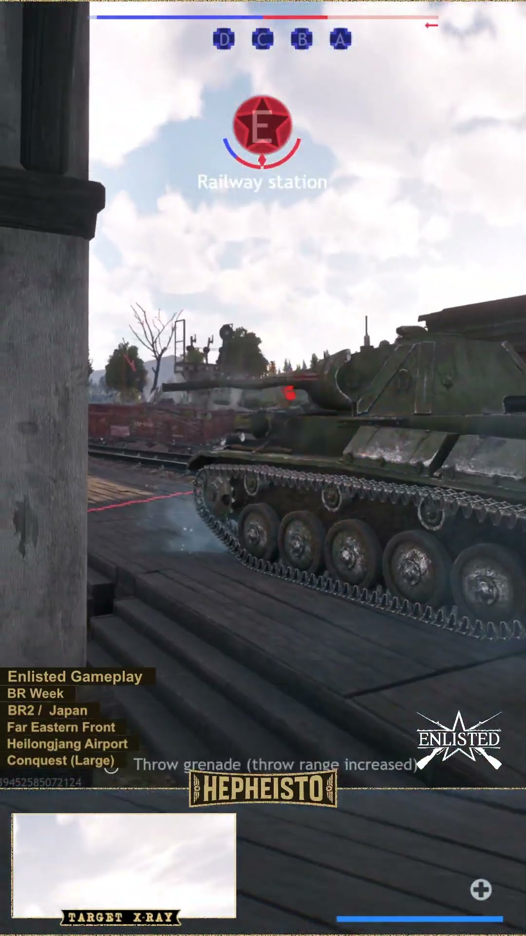 Enginee eliminates Tank T-70 with TNT Charges