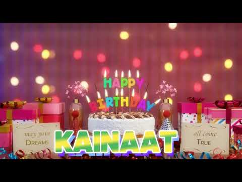 KAINAAT Happy Birthday Song with Names 🌟 Happy Birthday to You