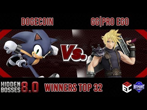 Hidden Bosses 8.0 TOP 32 - Dogecoin (Sonic) vs GG | PRO EGO (Cloud)