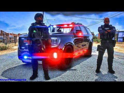 Playing GTA 5 As A POLICE OFFICER SWAT| LAPD|| GTA 5 Lspdfr Mod| 4K