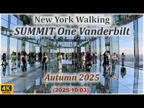 ❤ New York Walking 4K ❤ SUMMIT One Vanderbilt - Autumn 2025 (3rd October)