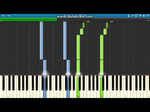 From arena to skyrim theme - Synthesia piano